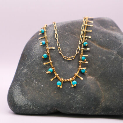 Collier Julie - turquoise